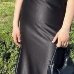 White store evening dress
