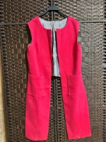 Sleeveless long vest coat