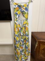 Summer maxi dress with lemons