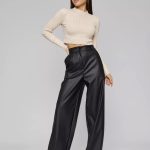 Women's leather pants
