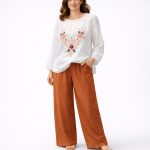 Woman's shirt and trousers set