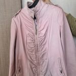 Trendy leather outwear