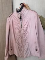 Trendy leather outwear